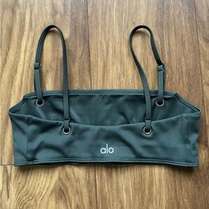 ALO Yoga | Thrill Seeker Bra In Dark cactus XS